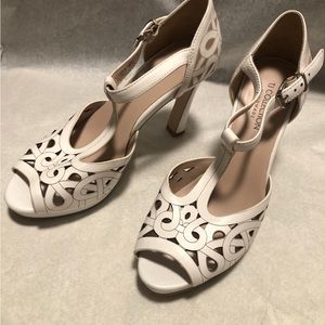 High heel sandals , TJ collection. Never worn, no tags , no box